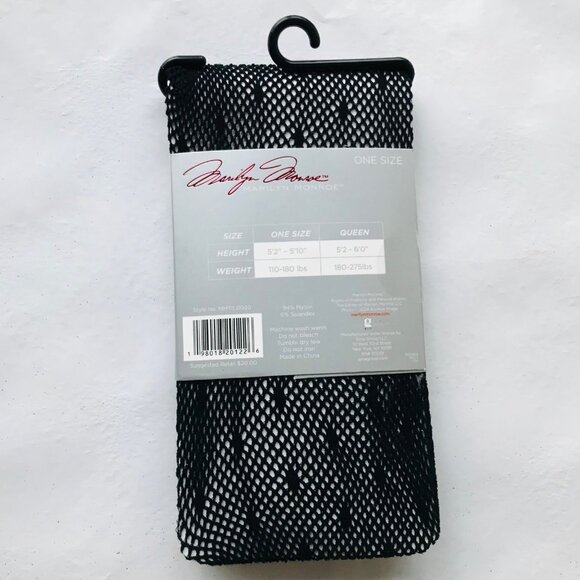 Marilyn Monroe Openwork  Tights Black Size : OS   MSRP : $20 - Picture 3 of 3